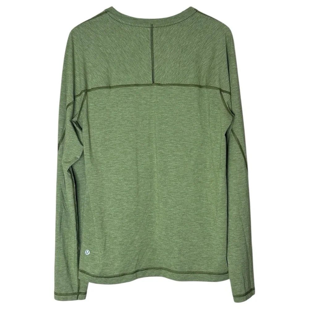 Lululemon Long Sleeve Shirt Heathered Spiced Olive